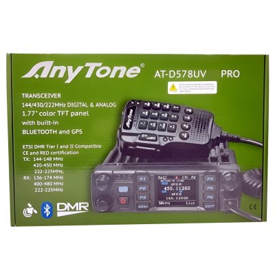 Anytone AT-D578 UV PRO упаковка